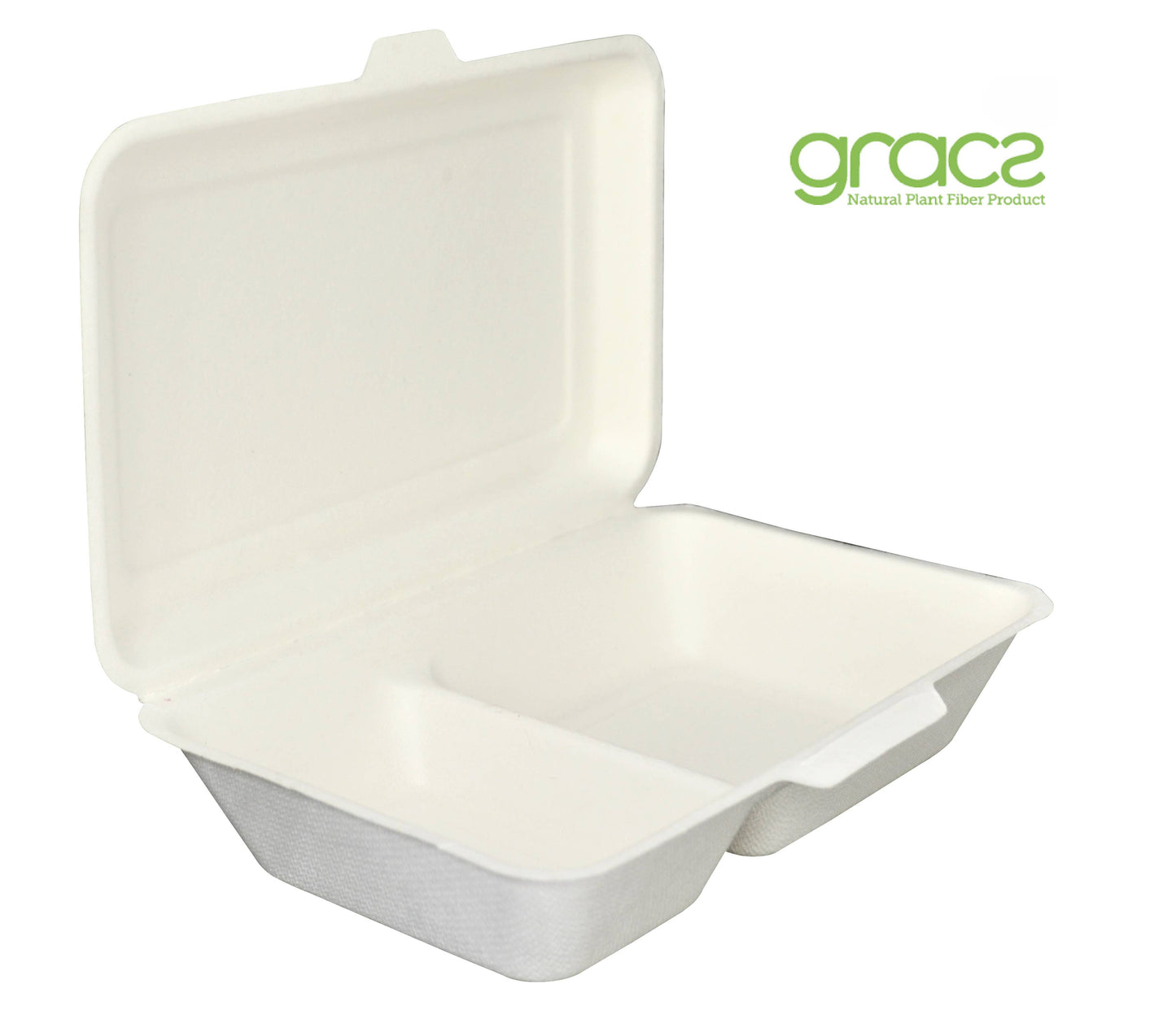 TAKEAWAY MENÜBOX 2-GETEILT 1000 ml.