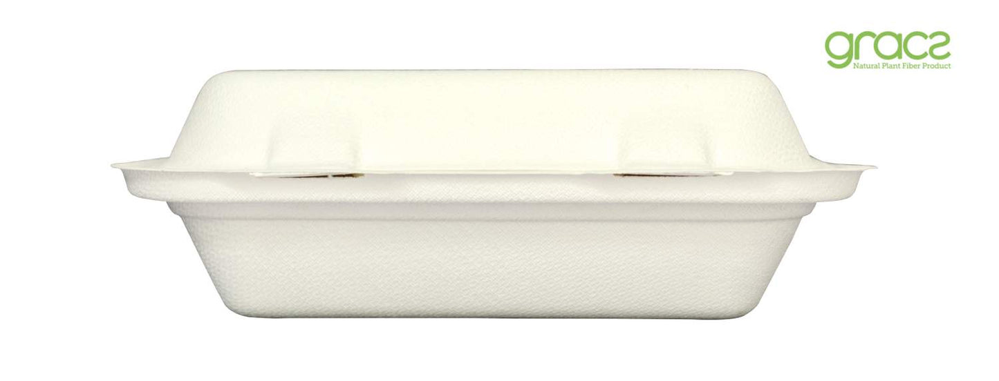 MENÜ KLAPPBOX 1000 ml. quadratisch - Double Schloss