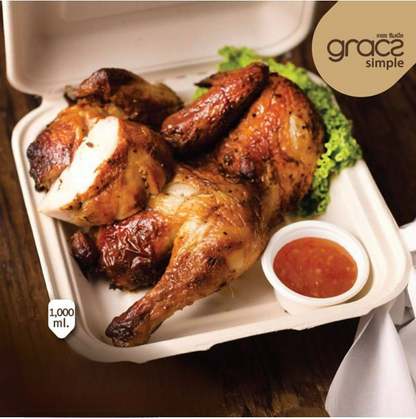 KLAPPBOX 1800 ml. quadratisch - Double Schloss