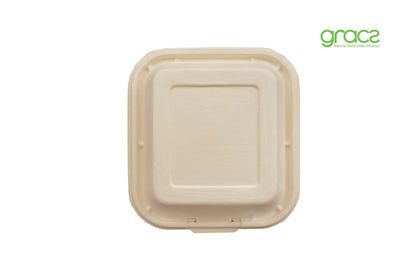 MENÜ KLAPPBOX 1000 ml. quadratisch - Single Schloss, hoher Rand