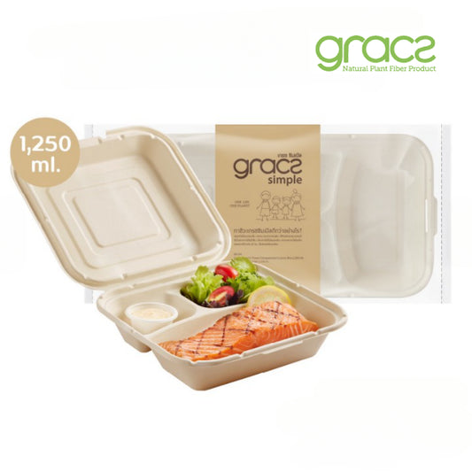 3-GETEILTE MENÜBOX 1250 ML.