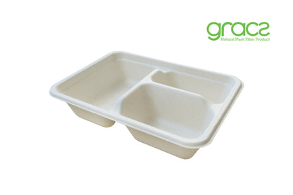 3-geteilte LUNCHBOX/ BENTOBOX 700 ml.